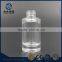 30ml cylinder clear airless glass lotion bottle