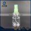 Fancy 50ml clear sprayer perfume glass bottle