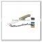 U384 Chef Knife With Brown Plastic Handle