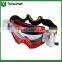 Motorcycle goggle with solid roll off system on lens