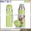Custom printed stainless steel bullet-shaped thermos bottle