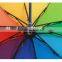 2015 hot new rainbow 3 folding promotion umbrella