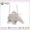 Funny plush panda head shaped change bag