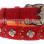 korea style fashion rivet diamante ladies and women all-match pigskin leather wide waist belt