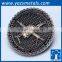 round engrave 3D metal antique custom metal euro trolley coin