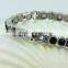 Wholesales Jewelry for Boys and Girls With Full Magnetic Bracelet With Black Zircon Stone