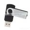 Hot sale !!Customized 8GB Plastic swivel USB Flash Drive for promotion,with customized logo print
