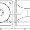 PAH-2501N 20Watt professional outdoor midrange compression driver