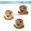 Decorative Artifacts High Quality Painted Metal Shield Badge