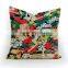 "Modern Lady" Style printed Weave Pillow Cover For Cafe/Bar Decorative