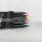 Promotional hot selling black 6 color wood pencil