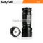aluminum material body top high power led flashlight for firefighters