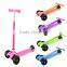 New year gift 3 big PU wheel foldable CE EN71maxi micro kids pedal scooter