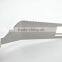 Factory price Novel design TPR handle slotted cheese spatula stainless steel