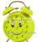 Bright Yellow Cute twin bell alarm clocks/Double bell clocks for young people