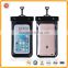 Promotional phone bags clear pvc waterproof phone bags bulk pouch case for swimming with all touch function workable