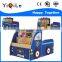 Kindergarten furniture children cabinet children bookshelf with cartoon design