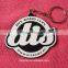 3D auto logo design PVC rubber keychain