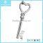 Open Heart Key Charm Pendant in Sterling Silver