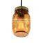 Manufacturer's hot sales glass bottle light for dining room,cafe bar,restaurant