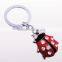 coccinella septempunctata shaped keyring/keychain/key chains