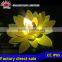 Dia 30-60cm customized EVA artificial floating flower with led light for water