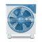 12 inch simple design electric plastic blue box fan made in China