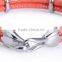 Fashion genuine stinrgay leather treaty bracelet maker on 