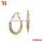 Twisted Hoop Earrings made in 316l stainless steel , Custom Earrings