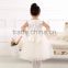 Hot selling professional beautiful flower girl dress patterns with big flower