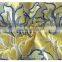 Newest design colorful Floral embroidery curtain organza lace fabric