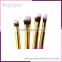 2016 New Rose Gold Toothbrush Makeup Brush / Oval Cream Power 8 Piece Professional Makeup Brush Set