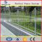 simple wrough iron galvanized steel security fence