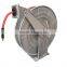 Stainless steel air hose reel with 15m/50 feet rubber air hose