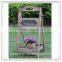 Country shabby chic style MDF wooden color garden plant stand