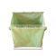 Aluminum frame collapsible laundry hamper and laundry cart