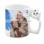 Full Color Zakka Milk Cup Ceramic Heat Press DIY Fashion Football Mug