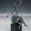 bronze fat lady living home / hotel morden decoration bronze sculpture