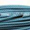 5mm round real braided leather cord various color for option for making jewelry bracelet