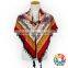 2016 Bohemia Knitted Shawl Winter Shawl And Poncho Vintage Baby Girls Shawls