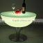 Color changing wholesale plastic home furniture coffee dest led table