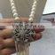 long 7-8mm white freshwater pearls necklace