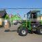 new type huizhong ZL-12 small wheel loader for sale HZM912 with bigger cabin space