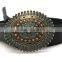 Antique Looking Fashion hot sale embellished buckle for belts, Zinc alloy material buckle with Paint injection and Rhinestones