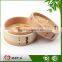 eco-friendly 3 tier bamboo steamer