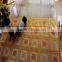 50cm Wide Rollinng PVC Lace Table Cloth Golden with print