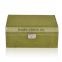 Hot-sale high quality handmade high-end luxury custom logo leather jewellery box with compartments