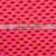 red polyester sandwih air mesh fabric/sandwich fabric for footwear,chair,seat cover