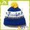 High Quality Pom Pom Knitted Women Winter Hat