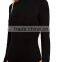 Women's Sexy Backless Long Sleeve Bodycon Black Bodysuit Tops Playsuit